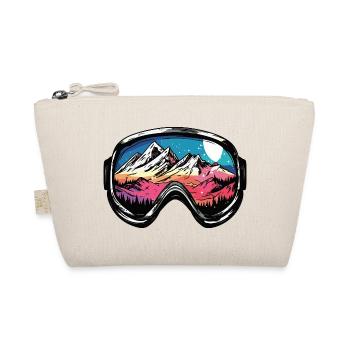 Ski Goggles Mountains Ski - Organic Pouch - nature - Front