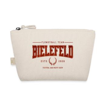 Flunkyball Profi Team Bielefeld Vintage Shirt - Bio-Täschchen - Natur - Vorne