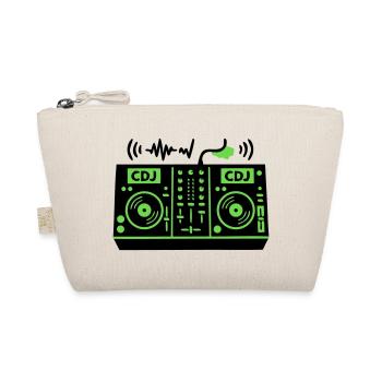 DJ Mixer Mischpult Techno Festival Raver - Trousse biologique - nature - Devant
