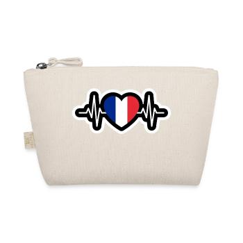 France Battement de Coeur Sticker - Trousse biologique - nature - Devant