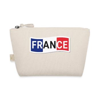 Sticker France Drapeau Ondulé - Trousse biologique - nature - Devant