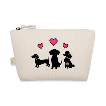 Promenade de la mère de trois chiens Cœurs de teckel - Trousse biologique - nature - Devant