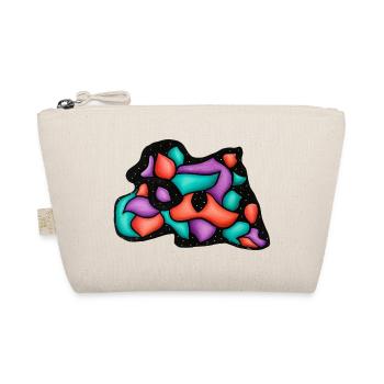 Blocs abstraits de couleur dans le fond nocturne - Trousse biologique - nature - Devant