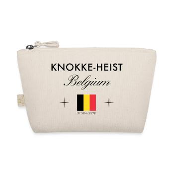 Le braquage de Knokke Belgique coordonne le souvenir de voyage - Trousse biologique - nature - Devant