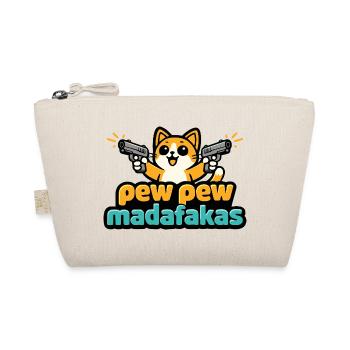 Pew Pew Madafakas Katze - Bio-Täschchen - Natur - Vorne