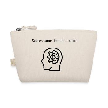 Brain and Gear Symbiosis - Organic Pouch - nature - Front