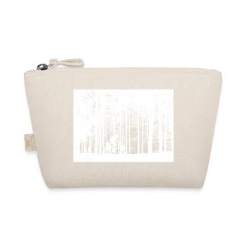 Freedom on two wheels – cyclists in the forest - Organic Pouch - nature - Front