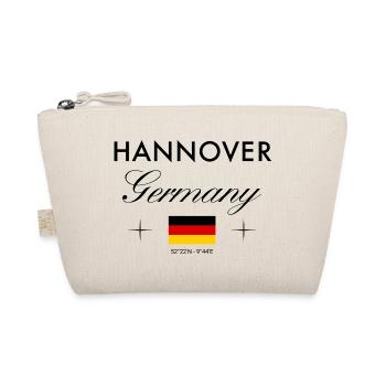 Hanover Germany Coordinates Travel Souvenir - Organic Pouch - nature - Front