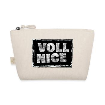 Full Nice Grunge Shirt Print - Organic Pouch - nature - Front