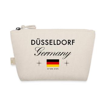 Düsseldorf Deutschland Koordinaten Reise Souvenir - Bio-Täschchen - Natur - Vorne