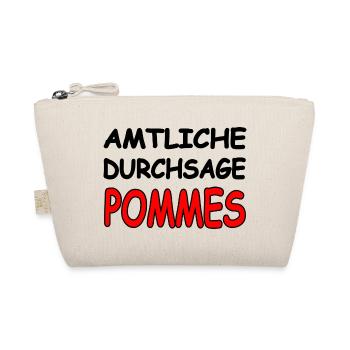 Pommes - Bio-Täschchen - Natur - Vorne