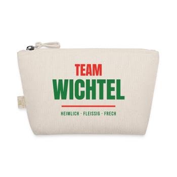 Team Wichtel Weihnachten Wichteln Familie Gruppe - Bio-Täschchen - Natur - Vorne