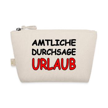 Urlaub - Bio-Täschchen - Natur - Vorne