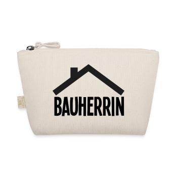 Bauherrin Häuslebauer Eigenheimbesitzer Bauherr - Bio-Täschchen - Natur - Vorne
