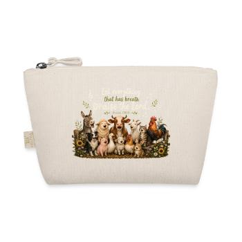 Psalm 150 Tiere Lobpreis - Bio-Täschchen - Natur - Vorne