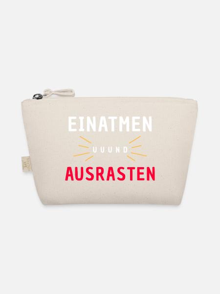 Einatmen und Ausrasten – Lustiger Spruch | Parodie - Bio-Täschchen - Natur