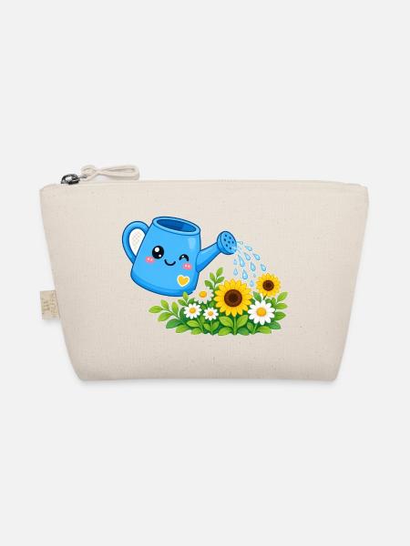 Watering Can Blooms – Gießkanne Blüten - Bio-Täschchen - Natur