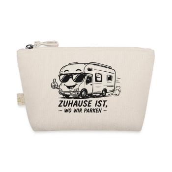 Zuhause ist, wo wir parken - Bio-Täschchen - Natur - Vorne