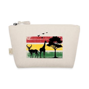 Afrika Safaritour Tiere Africa Five Urlaub - Bio-Täschchen - Natur - Vorne