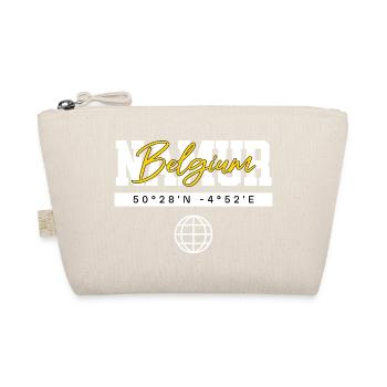 Namur Belgien Koordinaten Reise Souvenir - Bio-Täschchen - Natur - Vorne
