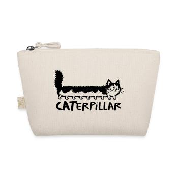 Chat chenille CATerpillar - Bio-Täschchen - Natur - Vorne