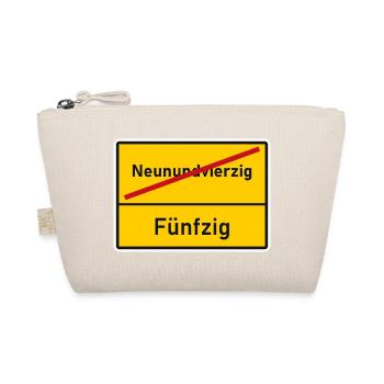 Ortsende Neunundvierzig - nächster Ort Fünfzig - Bio-Täschchen - Natur - Vorne