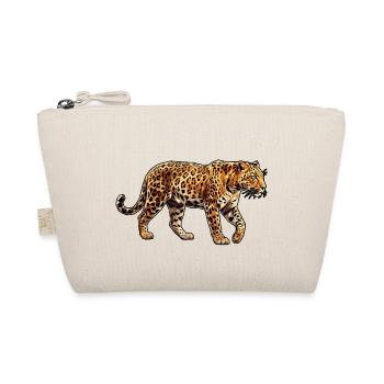 Poly Stil Leopard - Bio-Täschchen - Natur - Vorne