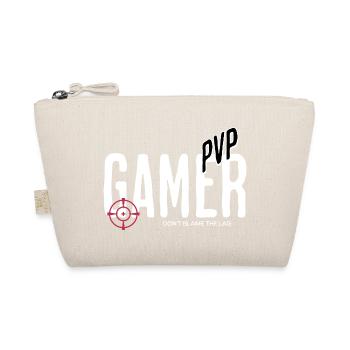 Gamer PVP Shirt Don’t Blame The Lag Zocker Geschen - Bio-Täschchen - Natur - Vorne