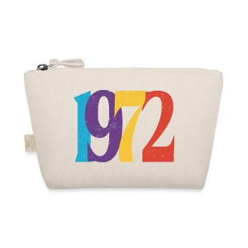 Geboren 1972 Geburtstagsgeschenk Geburtstag 72 - Bio-Täschchen - Natur - Vorne