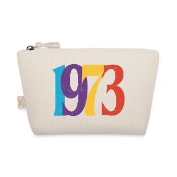 Geboren 1973 Geburtstagsgeschenk Geburtstag 73 - Bio-Täschchen - Natur - Vorne