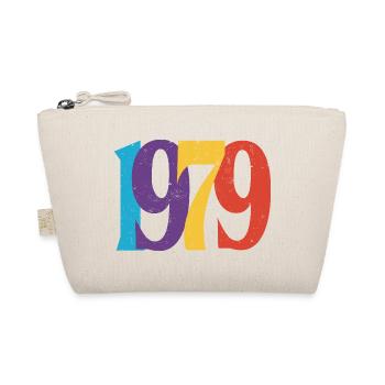 Geboren 1979 Geburtstagsgeschenk Geburtstag 79 - Bio-Täschchen - Natur - Vorne