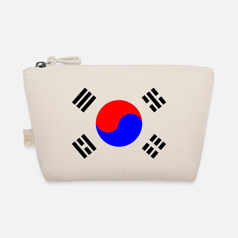 Koreanische Flagge Bio-Täschchen