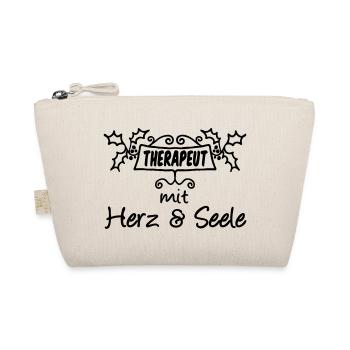 Therapeut - Herz & Seele Geschenk - Bio-Täschchen - Natur - Vorne