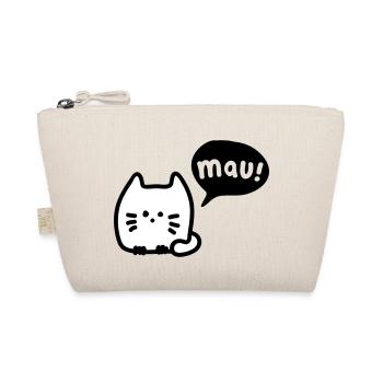 Cat mauzt 3 - Organic Pouch - nature - Front