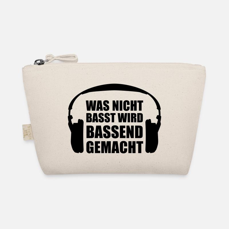 Was nicht Basst wird Bassend gemacht Kopfhörer Bio-Täschchen