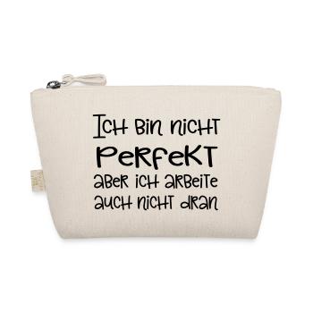 Nicht perfekt - macht nix! - Bio-Täschchen - Natur - Vorne