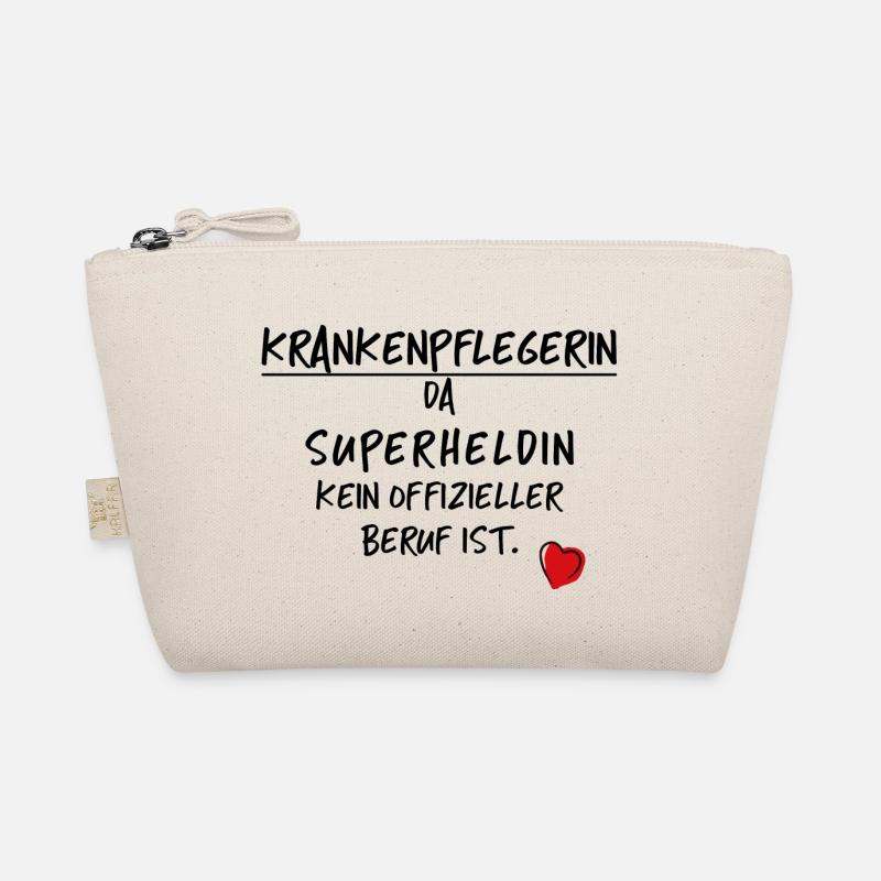 Krankenpflegerin Pflegerin Krankenschwester Liebe - Bio-Täschchen - Natur