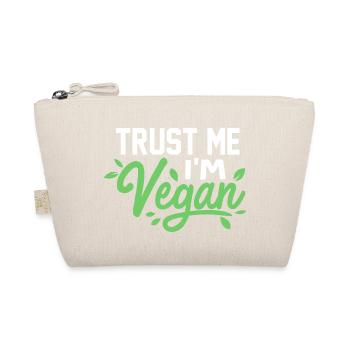 Vertrau mir ich bin Vegan trust me i´m vegan - Bio-Täschchen - Natur - Vorne