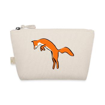 arctic fox fuchs65 - Organic Pouch - nature - Front