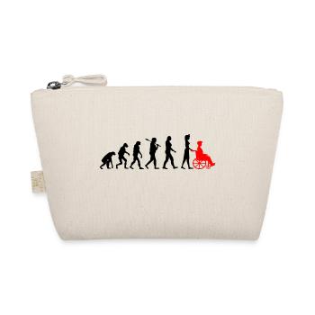 Krankenschwester Shirt · Evolution · Krankenpflege - Bio-Täschchen - Natur - Vorne