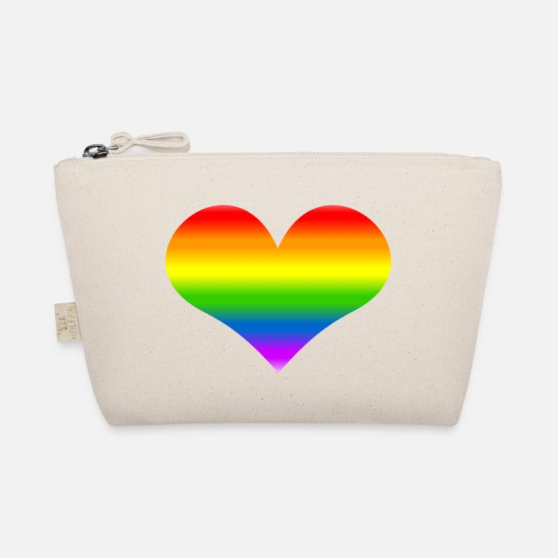 Rainbow Heart Rainbow Organic Pouch