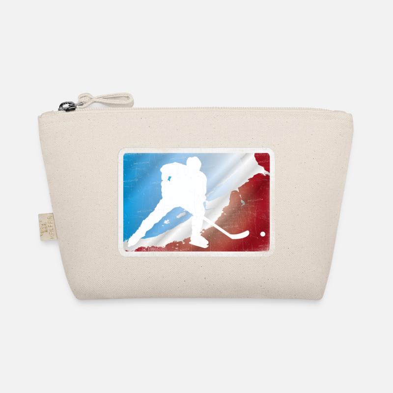 Eishockey - Bio-Täschchen - Natur