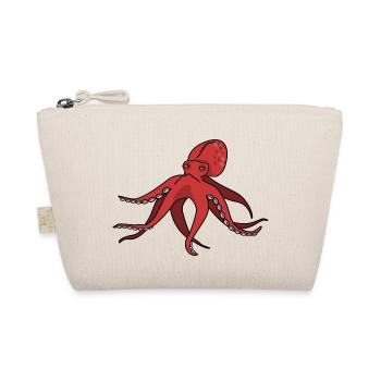 tintenfisch giant octopus krake kalmar sepien fish - Bio-Täschchen - Natur - Vorne