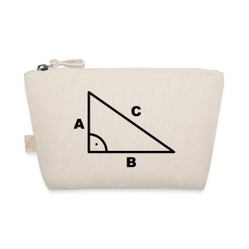 Mathematik Symbol - Dreieck - Rechter Winkel - Bio-Täschchen - Natur - Vorne