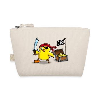 pirate_chick_a - Bio-Täschchen - Natur - Vorne