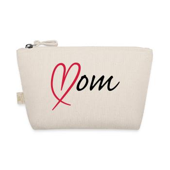 Mom Heart | Herz - Organic Pouch - nature - Front