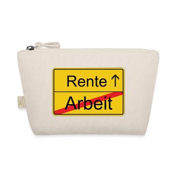 endlich RENTE - Bio-Täschchen - Natur - Vorne