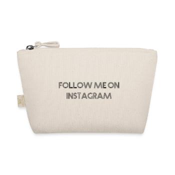 Follow me on Instagram - Organic Pouch - nature - Front