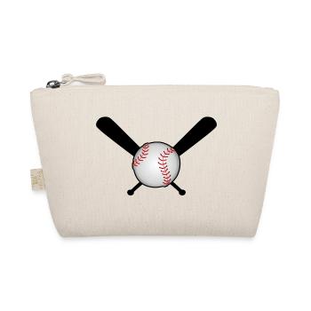 Baseball avec batte de baseball sur croix - Trousse biologique - nature - Devant