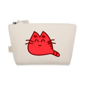 Cute Cat Cat Meow - Organic Pouch - nature - Front